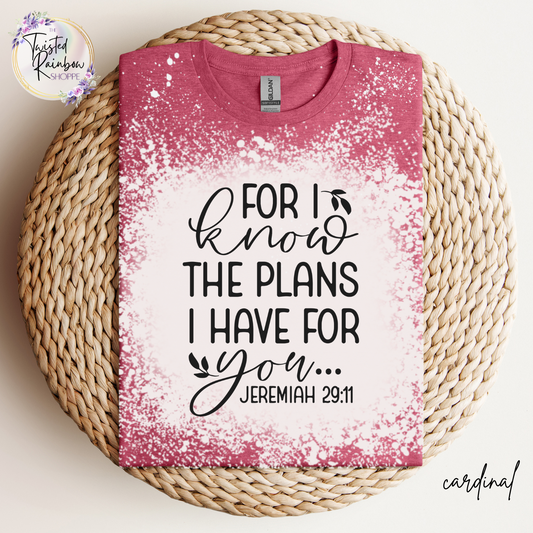 For I Know The Plans I Have For You